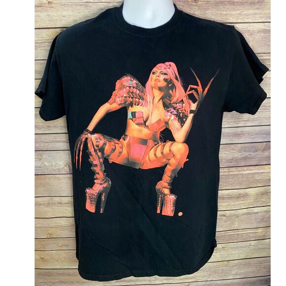 Lady Gaga Chromatica “Scare Me” Shirt – Size Medium, Black Graphic Tee - Picture 1 of 9